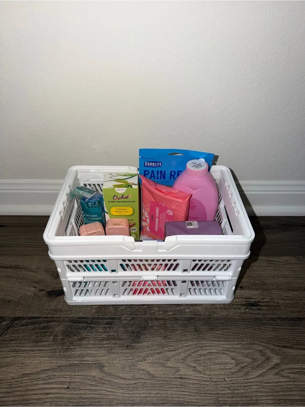 Basket of Women’s Health Products